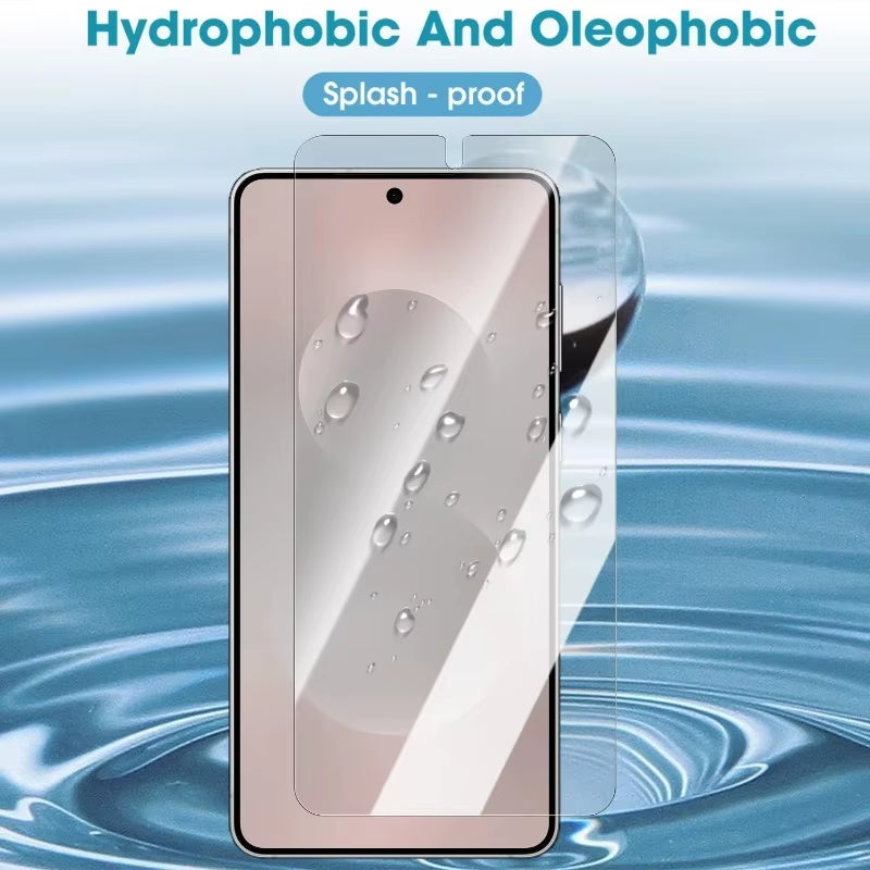 4Pack HD Black Edge Tempered Glass Screen Protector for Samsung Galaxy S25 S24 plus S25 S24 Ultra FE S23 S22 S21 plus Glass